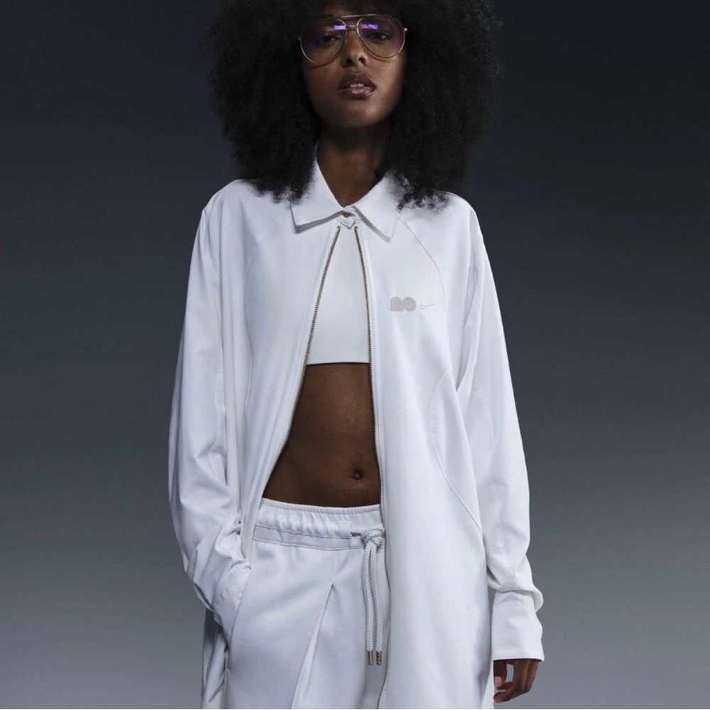 Nike x Naomi Osaka White Zip-Up Dress